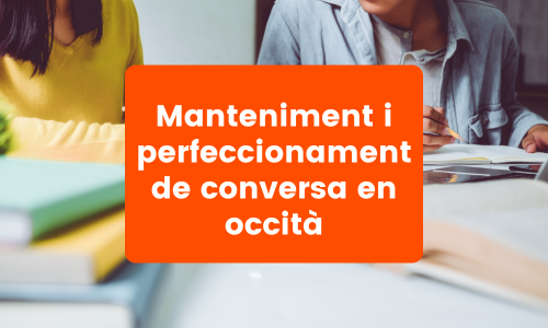 Manteniment i perfecccionament de conversa en occità